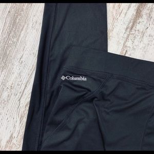 COLUMBIA Black Full Length Leggings Women's XL EUC